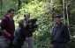 The Yahad team during the interview with Julian B. near the killing site. ©Jordi Lagoutte /Yahad - In Unum