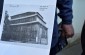 Stanisław Ł., born in 1925, showing to the Yahad team the photograph of the wooden synagogue of Nowe Miasto nad Pilicą. The building, build in 1785, was destroyed during the German occupation. ©Cristian Monterosso/Yahad - In Unum