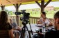 The Yahad team during an interview. ©Piotr Malec/Yahad - In Unum