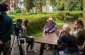 The Yahad team during an interview. ©Jordi Lagoutte/Yahad - In Unum