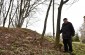 The mass grave of a Jewish women and her child near the Antanašė Manor, shown by Norbertas G. The victims were captured and killed here several days after the mass shooting, carried out on August 25, 1941. ©Cristian Monterroso/Yahad - In Unum