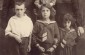Pictured are Abraham and Feiga Raboy and their four children: Buncia, Shaindel, Beila, and Aron. Only Aron survived the war. Picture taken in 1935© United States Holocaust Memorial Museum, courtesy of Aron Raboy